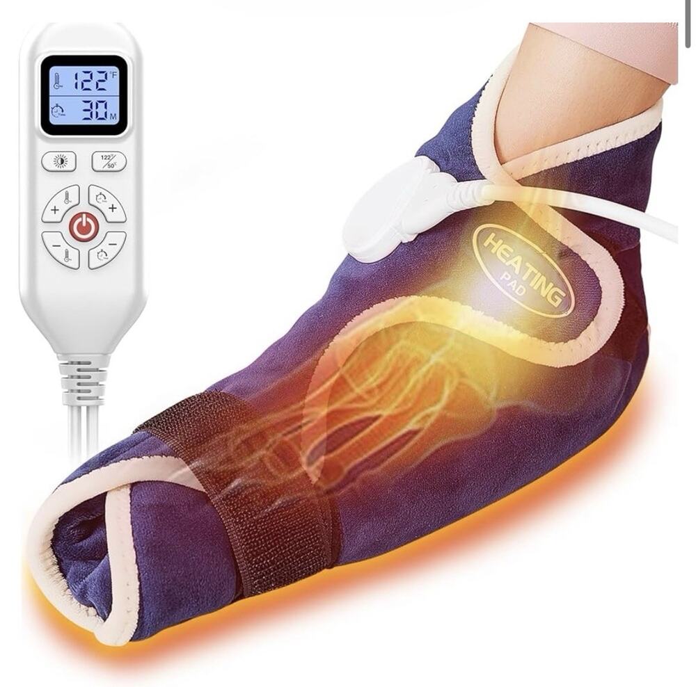 CAMECO 1 Pack Foot Ankle Heating Pad For Neuropathy Pain Relief